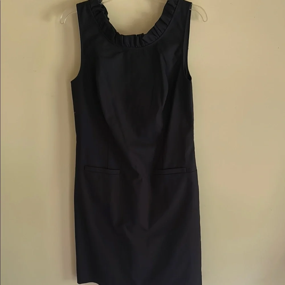 Talbots NWT Navy Sleeveless Dress size 6 - Picture 3 of 7